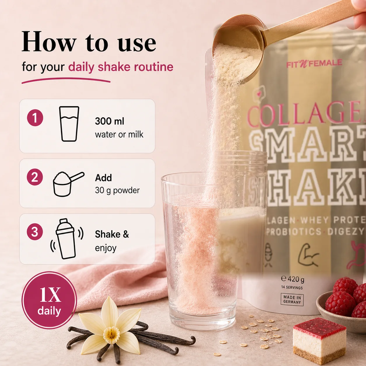 Fitnfemale collagen smart shake 02 anwendung