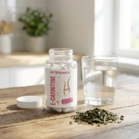 Gros plan sur du thé vert à la L-carnitine 6