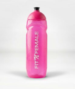 Negozio di bottiglie d'acqua rosa25