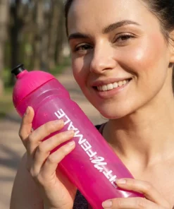 Trinkflasche fitnfemale closeup