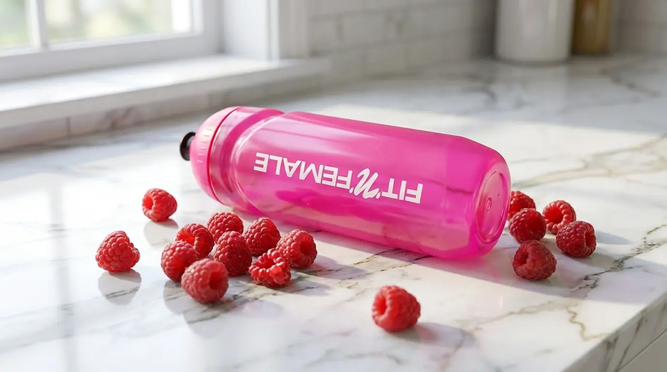 Trinkflasche fitnfemale closeup