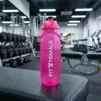 Trinkflasche fitnfemale closeup