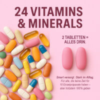 Vitamins minerals creative