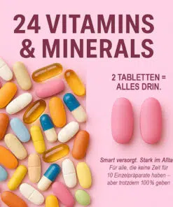Vitamins minerals creative